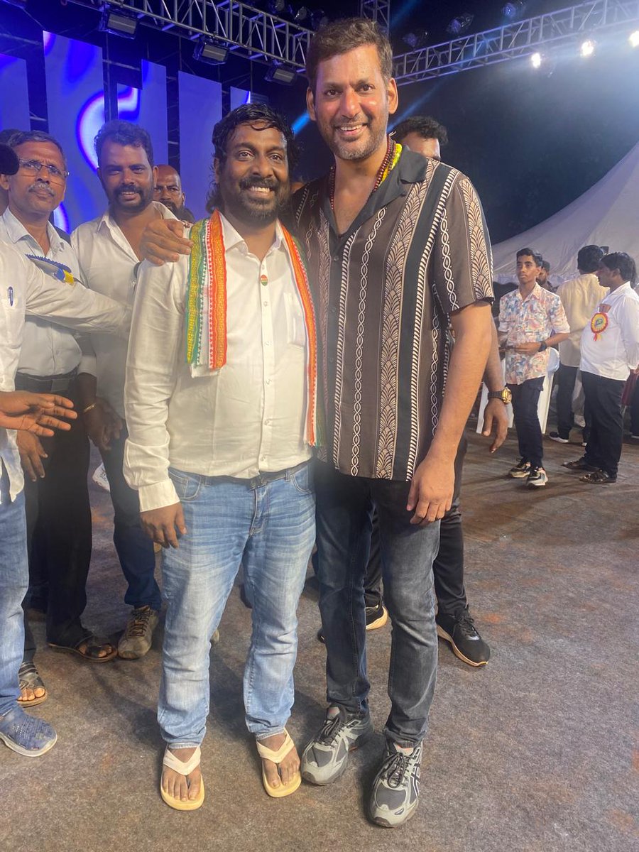 Vishal (@vishalkofficial) on Twitter photo Was so happy and delighted to meet my dearest and darling friend <a href="/iamvijayvasanth/">Vijay Vasanth</a> in a recent event that was held at Nagarcoil last sunday.
After so many years, we never expected we will meet on a stage in such a situation, me being an actor and him being an MP. We go a long way Was so happy and delighted to meet my dearest and darling friend <a href="/iamvijayvasanth/">Vijay Vasanth</a> in a recent event that was held at Nagarcoil last sunday.
After so many years, we never expected we will meet on a stage in such a situation, me being an actor and him being an MP. We go a long way