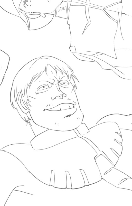 『機動戦士Gundam GQuuuuuuX』
第八話ご視聴ありがとうございました。
「月に墜ちる」パートの演出を担当させていただきました。
子供の頃から敬愛する人物たちの登場する話数に携われたのは、うれしくて震えます。
記念に絵でもと思ったのですが、途中で力尽きました笑
#ジークアクス 　#GQuuuuuuX