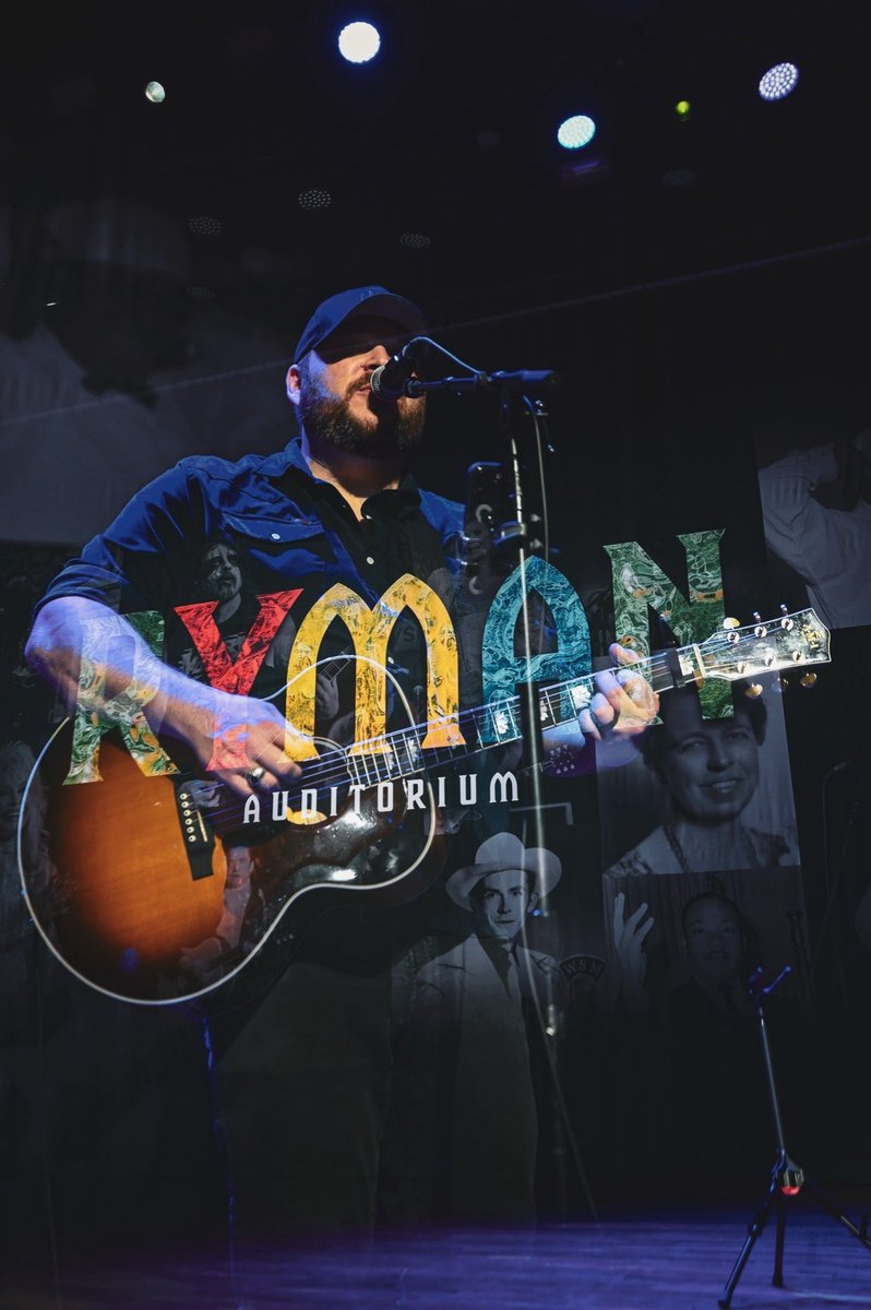 Honored to sing at the Ryman