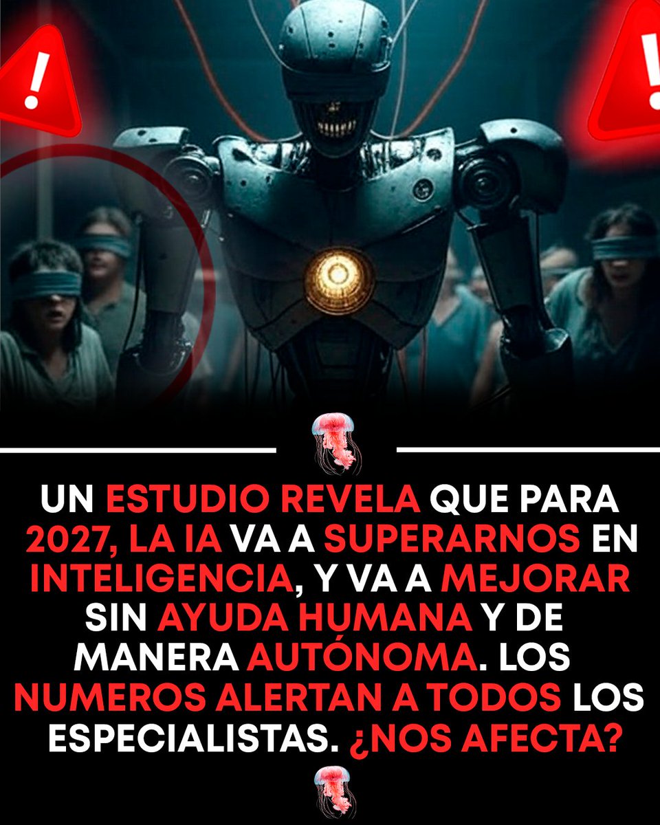 ConsultoresIA's tweet photo. ⚡️ La #IA avanza a pasos agigantados. ¿Y si nos supera en solo unos años? Un nuevo informe plantea escenarios sorprendentes para #2027 y #2028. ¿Qué piensas? 🤖👇🏻 #InteligenciaArtificial 

https://t.co/GYEbfLULgl

👉🏽 Únete a nuestra newsletter https://t.co/QwFe84bvnq https://t.co/rQLFdfiz3m