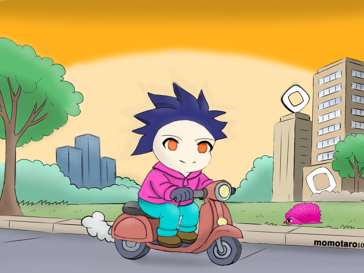 แง๊นๆๆ ไหนใครจะซ้อนท้ายบ้าง Chog จะพาไปลุย Testnet
วาดโดยคุณ <a href="/ddc_smith/">Momotaro10</a>
