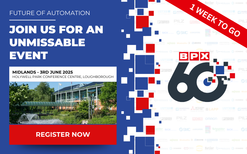 1 Week Remaining!⏳🚨

The Future of Automation is Coming to the Midlands...
Join us for a free networking event at Holywell Park Conference Centre – the second stop in our 2025 regional events calendar!

Spaces are limited – reserve your free spot today: goto.bpx.co.uk/wsHeaoE