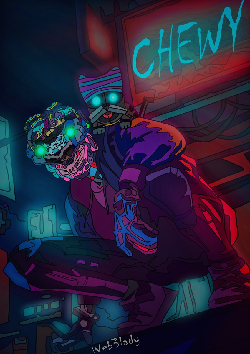 Chewy_xyz's tweet image. Chewy fan art π₯
Our community has talent π
The results have been announced on our discord.