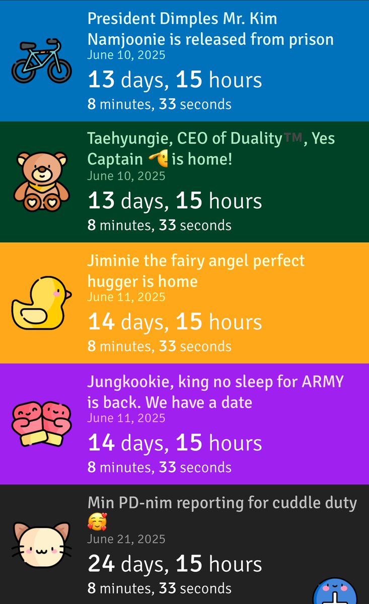 imavibeanywhere's tweet image. Who else besides me and Namjoon are counting every second of every minute of every hour 😫!!! #SetThemFree