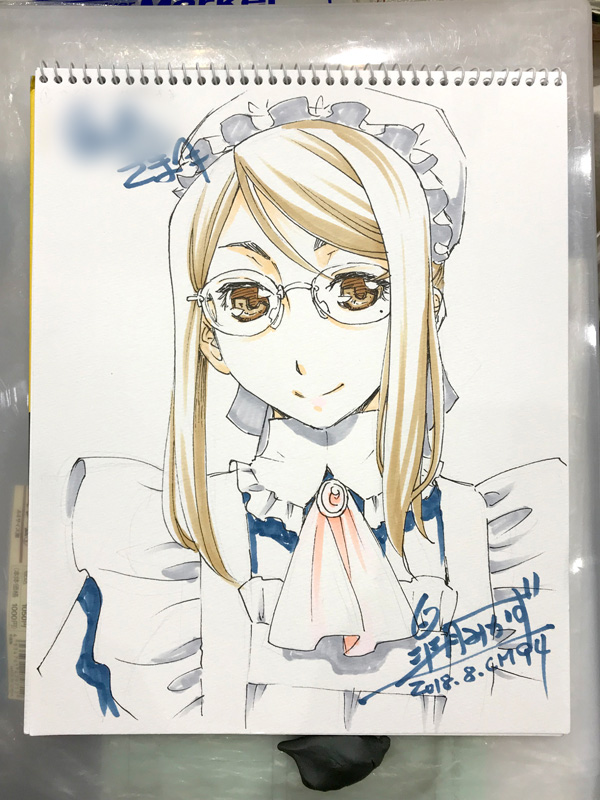 「スケブメイドさん #メイドさん強化月間」|皐月👓みかずのイラスト