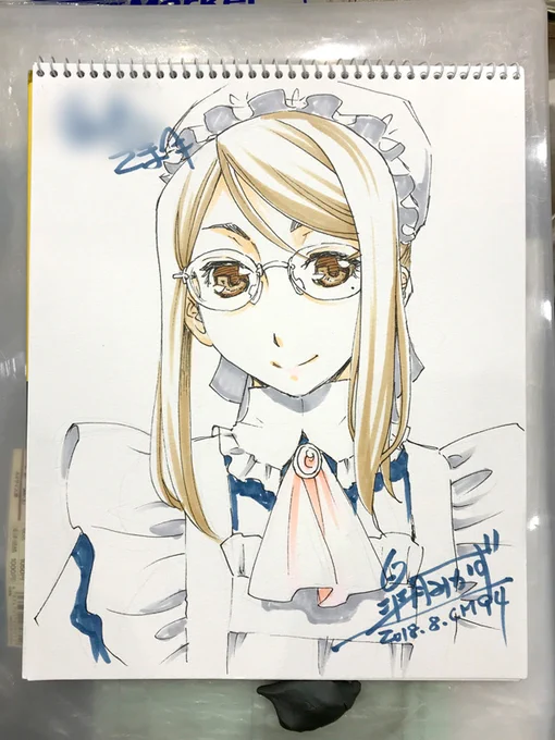 スケブメイドさん #メイドさん強化月間
