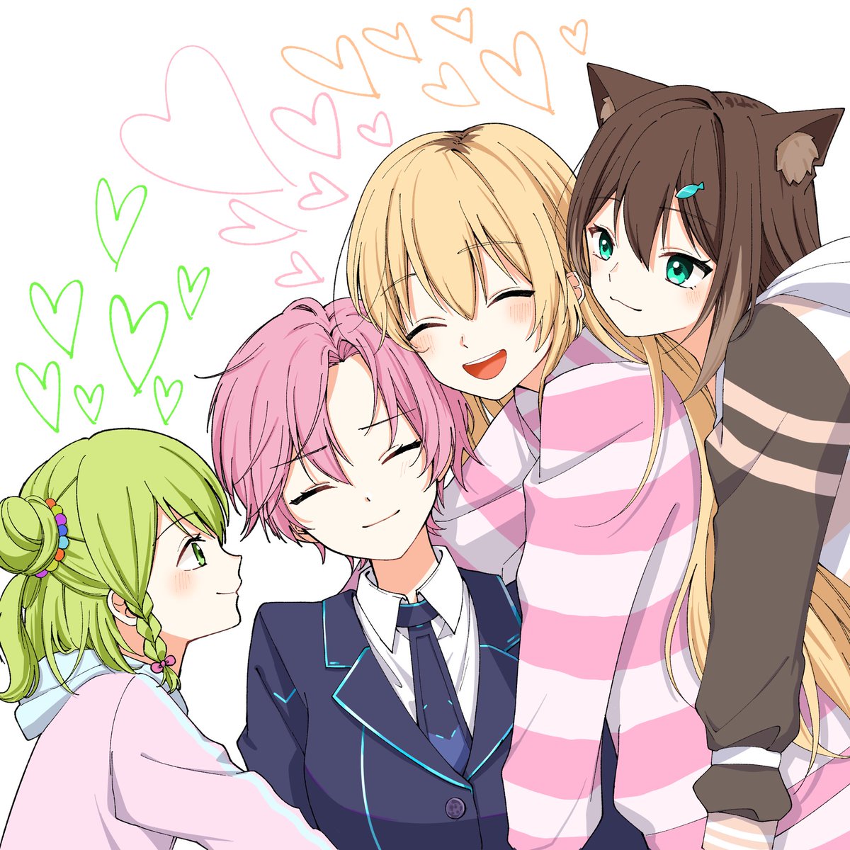 愛〜🫶🏻
 #森中びじゅつかん  #りりあーと  #むぎあーと  #のらねっこあら