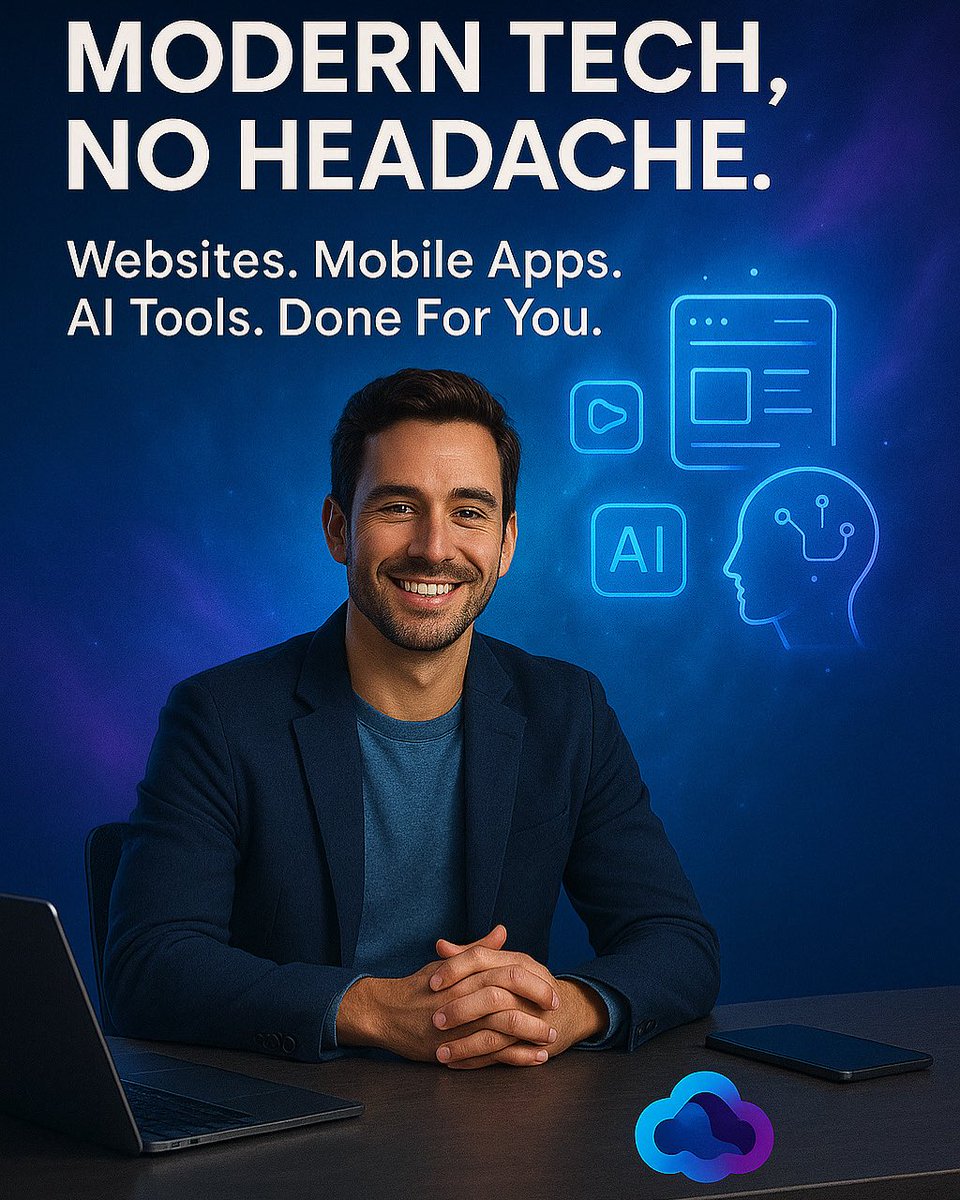 software_nebula's tweet photo. Modern tech. Zero stress.
Your business deserves sleek websites, powerful apps, and smart AI — without the tech overwhelm.
Nebula Software builds it all, for you. https://t.co/00zQZmbeeE