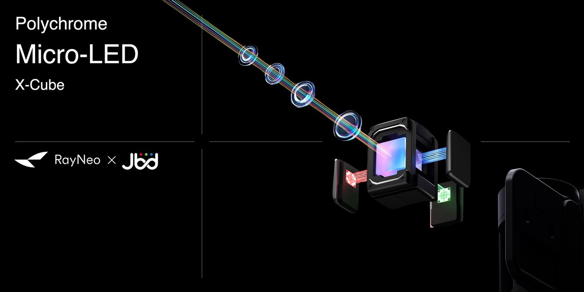 RayNeo unveils the X3 Pro: next-gen full-color MicroLED AR Glasses powered by JBD.
With immersive visuals, advanced AI, spatial sensing, Android app support, and a sleek 76 g design, it sets a new benchmark for consumer AR.
More here👉jb-display.com/newsdetails/78…
#AR #MicroLED #JBD