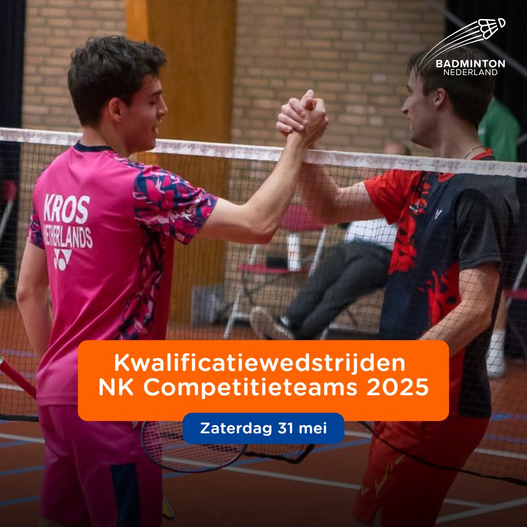 Het competitie seizoen 2024-2025 is alweer enige tijd geleden ten einde gekomen. Er wacht echter nog een toetje, alle kampioenen gaan op 31 mei spelen om zich te kwalificeren voor NK Competitieteams op 14 en 15 juni in de Hanzehal in Zutphen.