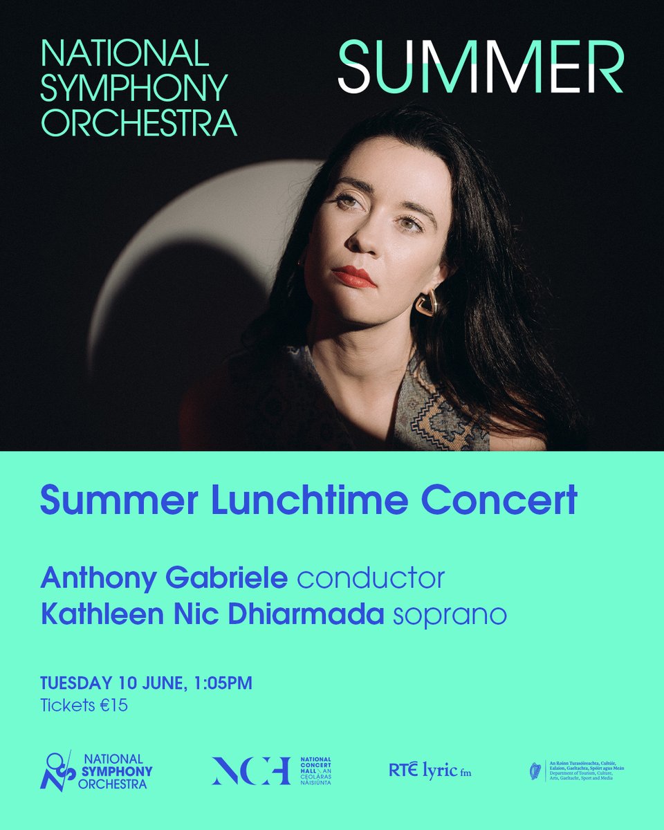 National Symphony Orchestra (@nsorchestrairl) on Twitter photo 2 weeks until our NSO Summer Lunchtime Series Begins! 🎭
Perfect for your lunch break - world-class music in just one hour!
Presented by Liz Nolan, in collaboration with <a href="/RTElyricfm/">RTÉ lyric fm</a>
📅 Tuesday, June 10, 1:05pm
🎟️ bit.ly/NSOSummerOpene… <a href="/NCH_Music/">National Concert Hall</a> 2 weeks until our NSO Summer Lunchtime Series Begins! 🎭
Perfect for your lunch break - world-class music in just one hour!
Presented by Liz Nolan, in collaboration with <a href="/RTElyricfm/">RTÉ lyric fm</a>
📅 Tuesday, June 10, 1:05pm
🎟️ bit.ly/NSOSummerOpene… <a href="/NCH_Music/">National Concert Hall</a>