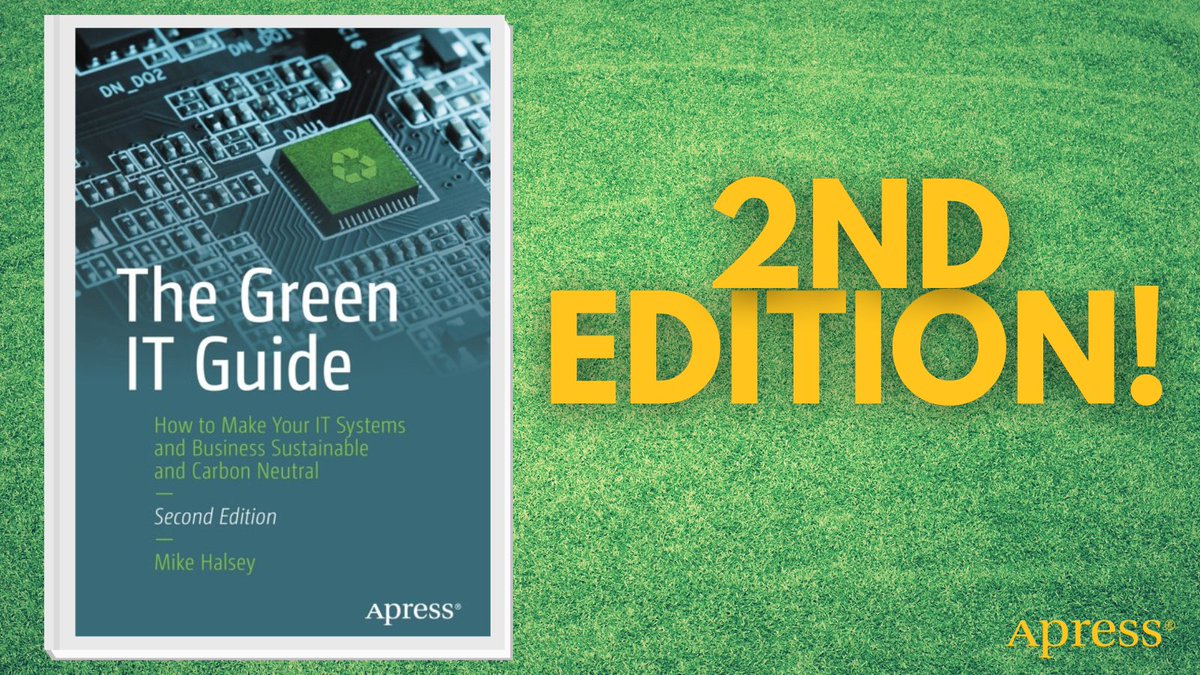 Apress (@apress) on Twitter photo 🌍 Transform your IT systems into #climate solutions in this new edition! Author <a href="/MikeHalsey/">Mike Halsey MVP</a> shows you how to reduce your carbon footprint with sustainable tech and smart planning. 🌱 #GreenIT #Sustainability #ClimateAction #TechInnovation #MVPBuzz
🔗 ow.ly/v8Bo50VEW16 🌍 Transform your IT systems into #climate solutions in this new edition! Author <a href="/MikeHalsey/">Mike Halsey MVP</a> shows you how to reduce your carbon footprint with sustainable tech and smart planning. 🌱 #GreenIT #Sustainability #ClimateAction #TechInnovation #MVPBuzz
🔗 ow.ly/v8Bo50VEW16