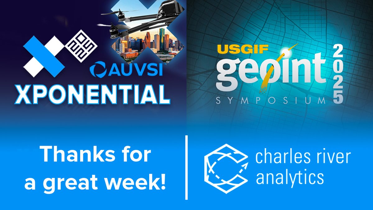 Charles River Analytics (@charlesriverinc) on Twitter photo We had a great time last week at both @XPONENTIALShow and <a href="/GEOINTsymposium/">GEOINT Symposium</a>! Now we’re back in Cambridge applying all that we learned and excited to keep the conversations going! #GEOINT2025 #XPO25 ow.ly/198a50VQcJB We had a great time last week at both @XPONENTIALShow and <a href="/GEOINTsymposium/">GEOINT Symposium</a>! Now we’re back in Cambridge applying all that we learned and excited to keep the conversations going! #GEOINT2025 #XPO25 ow.ly/198a50VQcJB