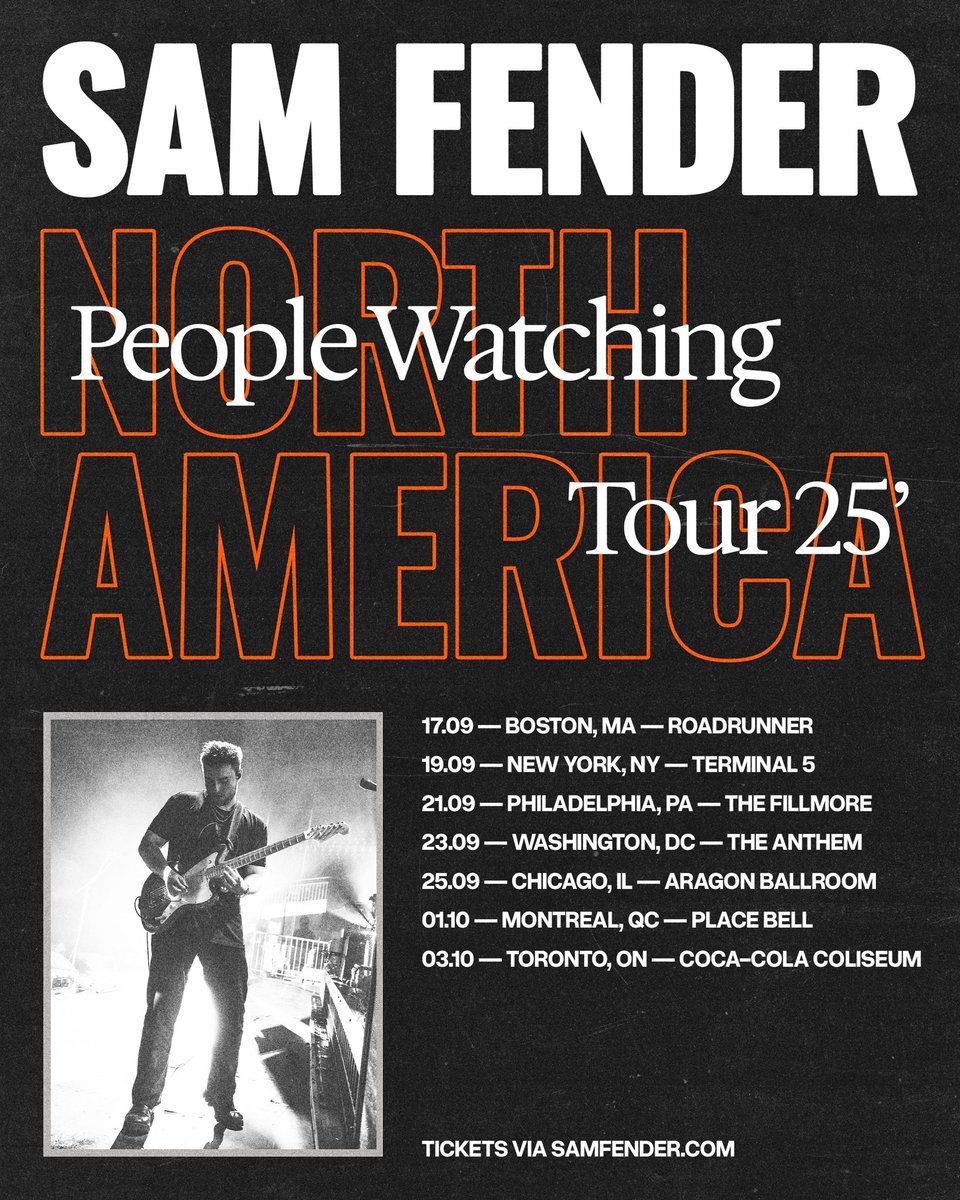 samfendermusic's tweet photo. North America! We’re coming back in September for more headline shows!! 🙌 Mailing list get presale access and for anyone that had tickets for the rescheduled New York show, check your emails for info. Thanks for being patient x 

https://t.co/lZafxnEPn7 https://t.co/xu4OOLp16o