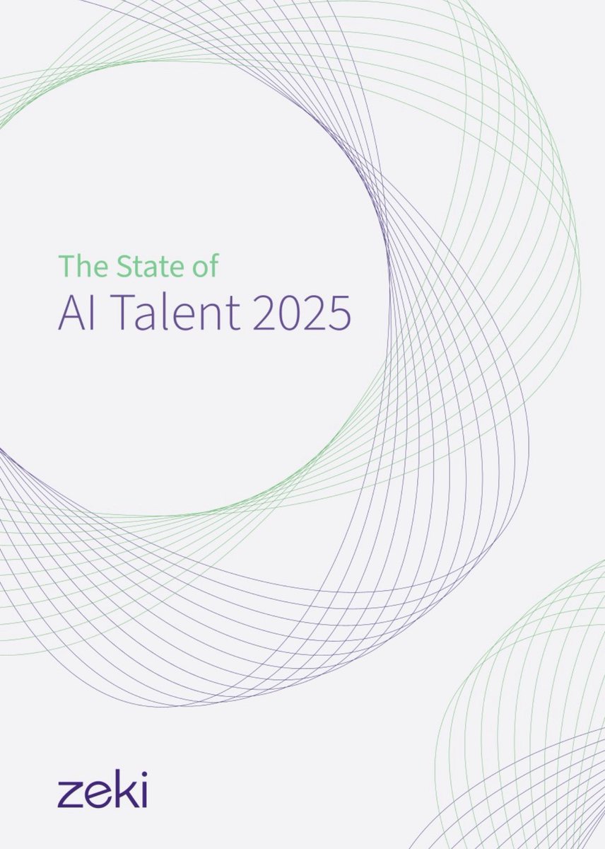 Nafis Alam (@nafisalam) on Twitter photo The State of #AI #Talent 2025
#Bigdata #Artificialintelligence #AISkill #GenerativeAI #LLM #AITalent #Fintech #Finserv #AIsecurity #Regulation #RegTech #Futureofwork #Automation
<a href="/Damien_CABADI/">Growth CFO 🌍 🕊️🇺🇦</a> <a href="/bamitav/">Amitav Bhattacharjee</a> <a href="/mikeflache/">Mike Flache</a> <a href="/Nicochan33/">Nicolas Babin</a> <a href="/DG_Collective/">Digital Growth Collective</a> <a href="/efipm/">Dr Efi Pylarinou</a>
zekidata.com/report/the-sta… The State of #AI #Talent 2025
#Bigdata #Artificialintelligence #AISkill #GenerativeAI #LLM #AITalent #Fintech #Finserv #AIsecurity #Regulation #RegTech #Futureofwork #Automation
<a href="/Damien_CABADI/">Growth CFO 🌍 🕊️🇺🇦</a> <a href="/bamitav/">Amitav Bhattacharjee</a> <a href="/mikeflache/">Mike Flache</a> <a href="/Nicochan33/">Nicolas Babin</a> <a href="/DG_Collective/">Digital Growth Collective</a> <a href="/efipm/">Dr Efi Pylarinou</a>
zekidata.com/report/the-sta…