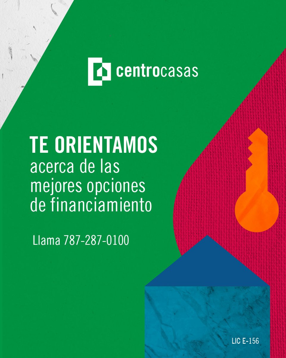 Que no te intimiden los números. Nuestro equipo está aquí para orientarte sobre las mejores alternativas de financiamiento para adquirir tu propiedad. Llámanos al 787-287-0100. 

#LideresEnBienesRaices Lic. E-156