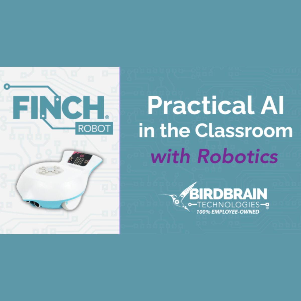 #TN educators, coaches &amp; librarians (grades 4–12): Join a FREE 2-week hybrid course (July 21–Aug 1) to explore #AI using the Finch Robot, no coding experience needed!
• Live sessions
• Free Finch Robot
• Hands-on learning
Register by May 31: birdbraintechnologies.com/pathfinders-20…