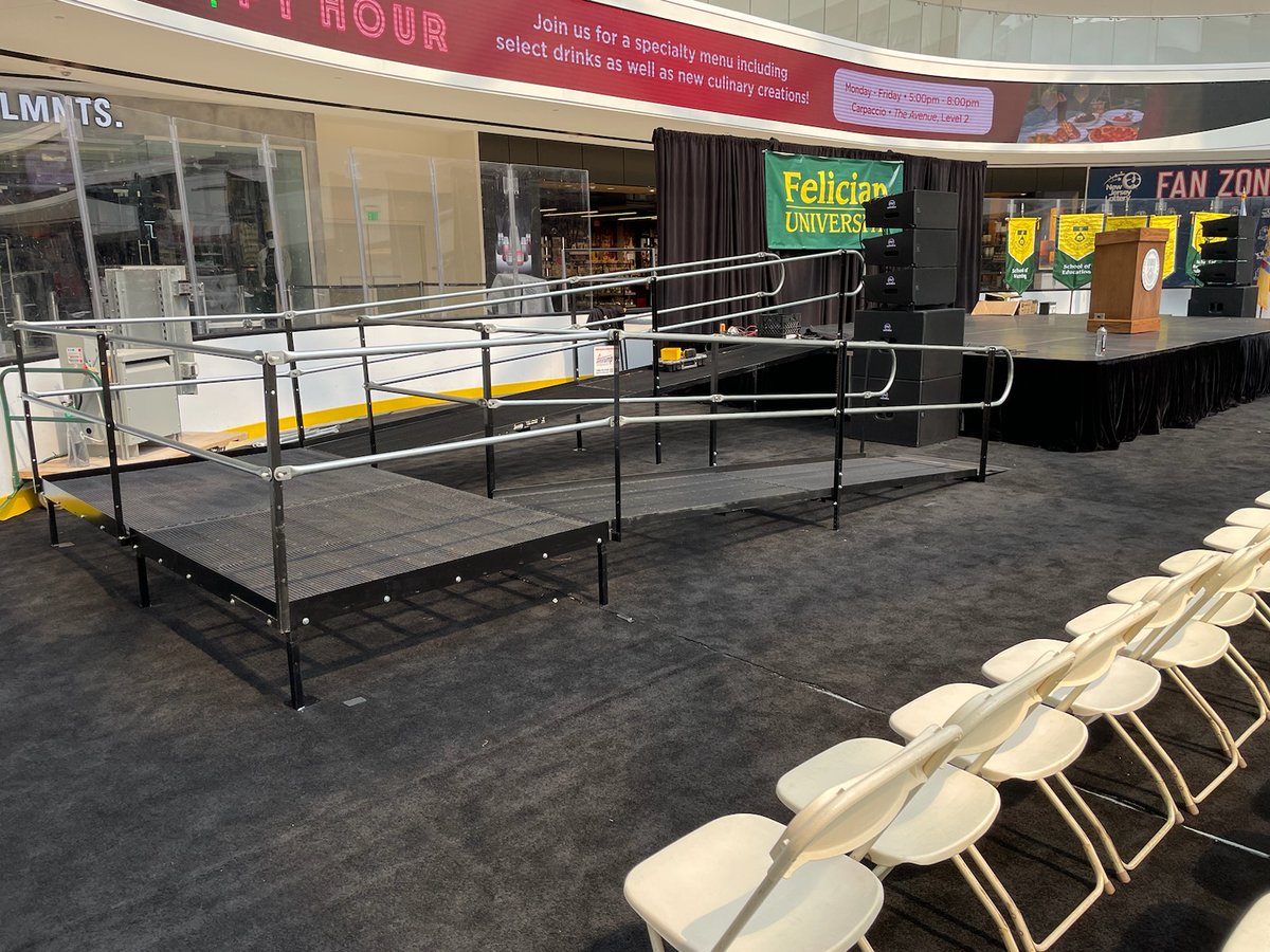Amramp's tweet photo. We're proud to partner with high schools, colleges, and universities across the U.S. and Canada to help ensure every student can cross the stage on graduation day.

Celebrate without barriers at https://t.co/lOsQFyRYEU

#Accessibility #EventManager #PwD #Graduation #Grad https://t.co/fBipR4Lq7j