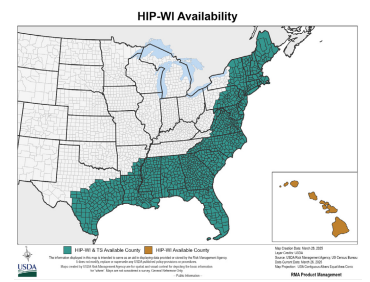 RMA’s Hurricane Insurance Protection-Wind Index (HIP-WI) Endorsement and Tropical Storm (TS) Option are available for the Containerized Oyster Insurance Policy

Follow the link to learn more: ow.ly/enVr50VZcEK

#usaquaculture #USDA #FarmersInsurance #Aquaculture