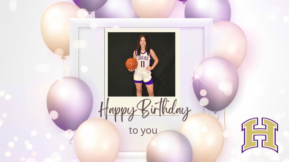 Lady 🐅🏀 would like to wish a very HAPPY BIRTHDAY to Sophomore Guard - #11 Jolie Dupuy! 🎊🎉