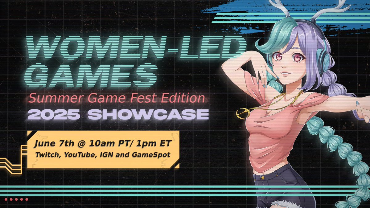 PlayIndies (@playindiesgg) on Twitter photo 📢 We’re proud to be an official partner of the <a href="/womenledgames/">Women-Led Games</a> Showcase! We’re your main contact for creator relations now and in the future. ✨
Co-streamer signups for the June event are closing soon! Want to spotlight amazing games? 🎮
➡️ Apply here: bit.ly/wlg-co-streamer 📢 We’re proud to be an official partner of the <a href="/womenledgames/">Women-Led Games</a> Showcase! We’re your main contact for creator relations now and in the future. ✨
Co-streamer signups for the June event are closing soon! Want to spotlight amazing games? 🎮
➡️ Apply here: bit.ly/wlg-co-streamer