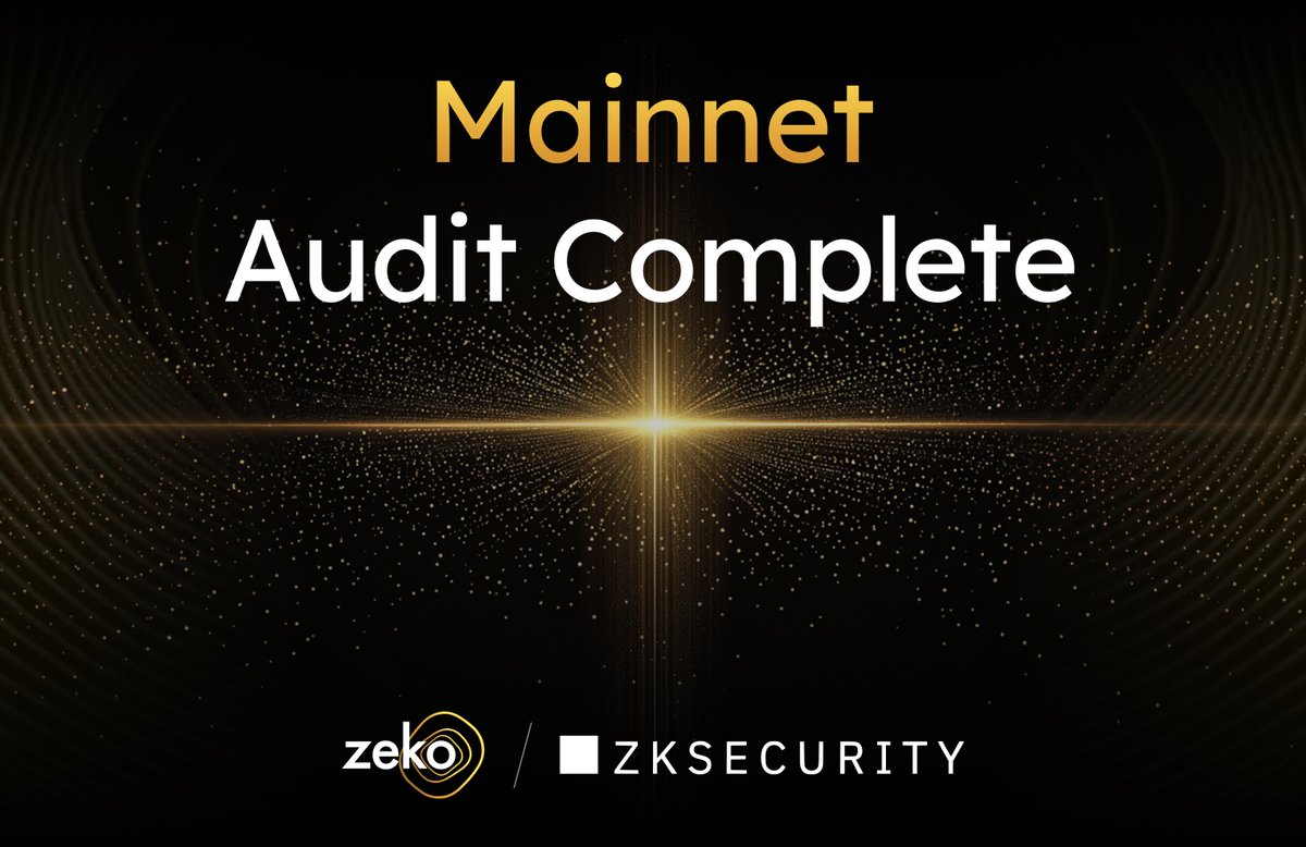 Zeko Labs (@zekolabs) on Twitter photo The Audit of Zeko's Mainnet core and bridge rollup circuits is COMPLETE.
Our engineering team enjoyed working with the great <a href="/zksecurityXYZ/">zkSecurity</a> team. Read the report: reports.zksecurity.xyz/reports/zeko/
Get ready for the upgraded community testnet launch and the #ZekoBoom Testnet Contest The Audit of Zeko's Mainnet core and bridge rollup circuits is COMPLETE.
Our engineering team enjoyed working with the great <a href="/zksecurityXYZ/">zkSecurity</a> team. Read the report: reports.zksecurity.xyz/reports/zeko/
Get ready for the upgraded community testnet launch and the #ZekoBoom Testnet Contest