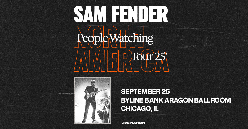 Byline Bank Aragon Ballroom (@aragonballroom) on Twitter photo 🚨 JUST ANNOUNCED 🚨
🎶 <a href="/samfendermusic/">Sam Fender</a> - People Watching Tour
📆 September 25
🎟️ Unlock presale tickets Wednesday @ 2pm with code FREESTYLE: livemu.sc/4dyMfCZ
▶️ General onsale starts Friday @ 10am 🚨 JUST ANNOUNCED 🚨
🎶 <a href="/samfendermusic/">Sam Fender</a> - People Watching Tour
📆 September 25
🎟️ Unlock presale tickets Wednesday @ 2pm with code FREESTYLE: livemu.sc/4dyMfCZ
▶️ General onsale starts Friday @ 10am