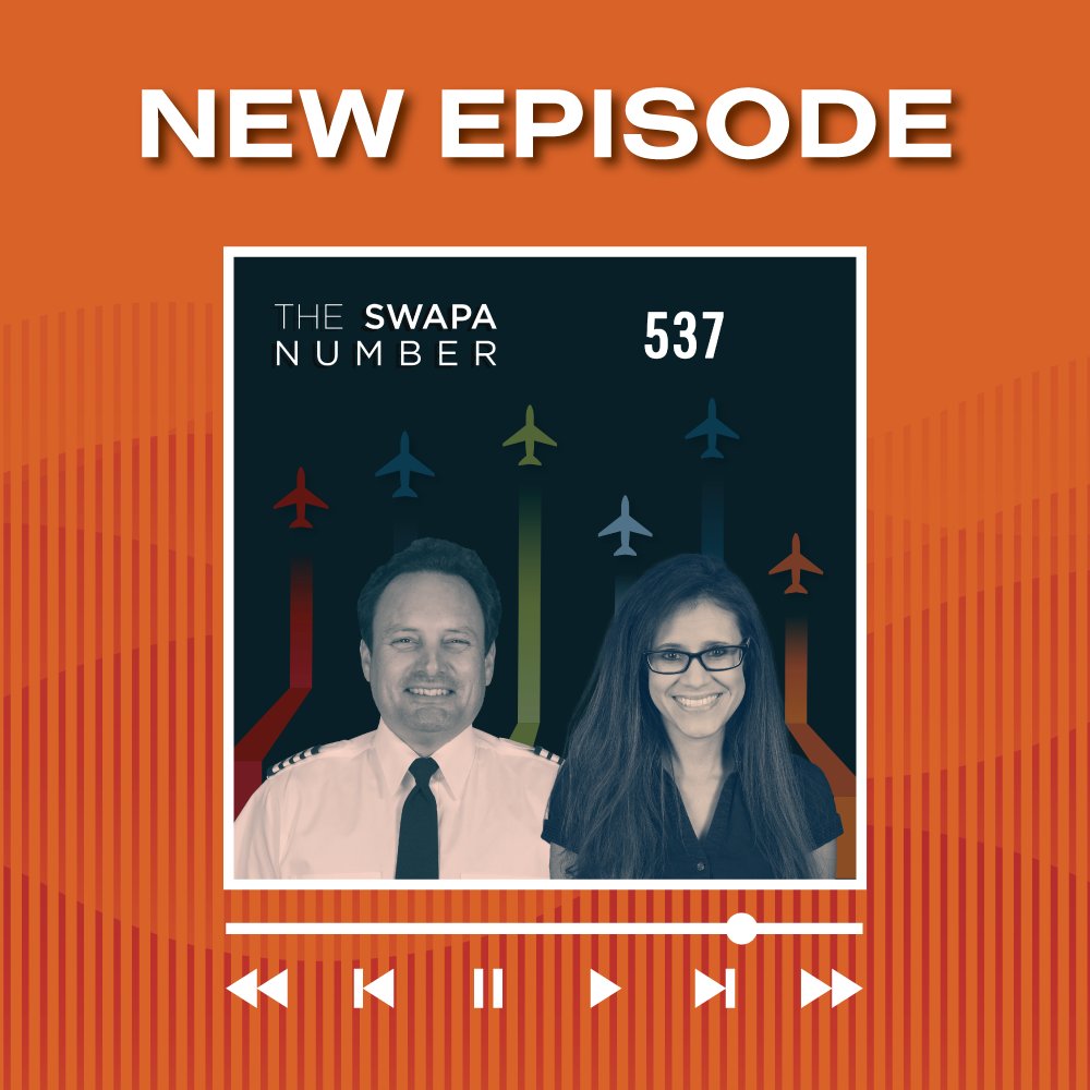 Today's SWAPA Number is “537.” That's the number of Pilots who have used Release To Check-In since it was implemented on April 1. Get the latest update on implementation progress from Scheduling &amp; Analytics' Scott Plyler and Meagan Nelan. bit.ly/3H88YcQ