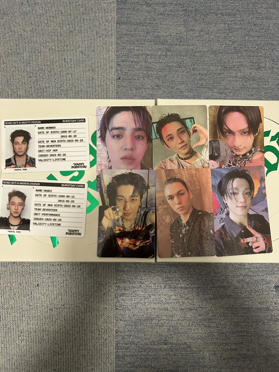 1996___jh's tweet photo. SEVENTEEN トレカ交換

［求］同種うじ

［譲］画像もの

仕事の都合でお返事遅くなります。店舗特典は同種じゃなくても検討します。郵送希望。被った場合は条件が良い方。纏めての方優先。
 #SEVENTEENトレカ交換  #セブチトレカ交換  #セブチ交換 https://t.co/q9Pu4eXWHX