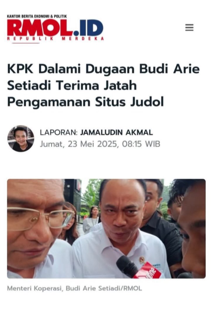KPK?
Udah difastikan, akhirnya melemfem 😁😁🤭