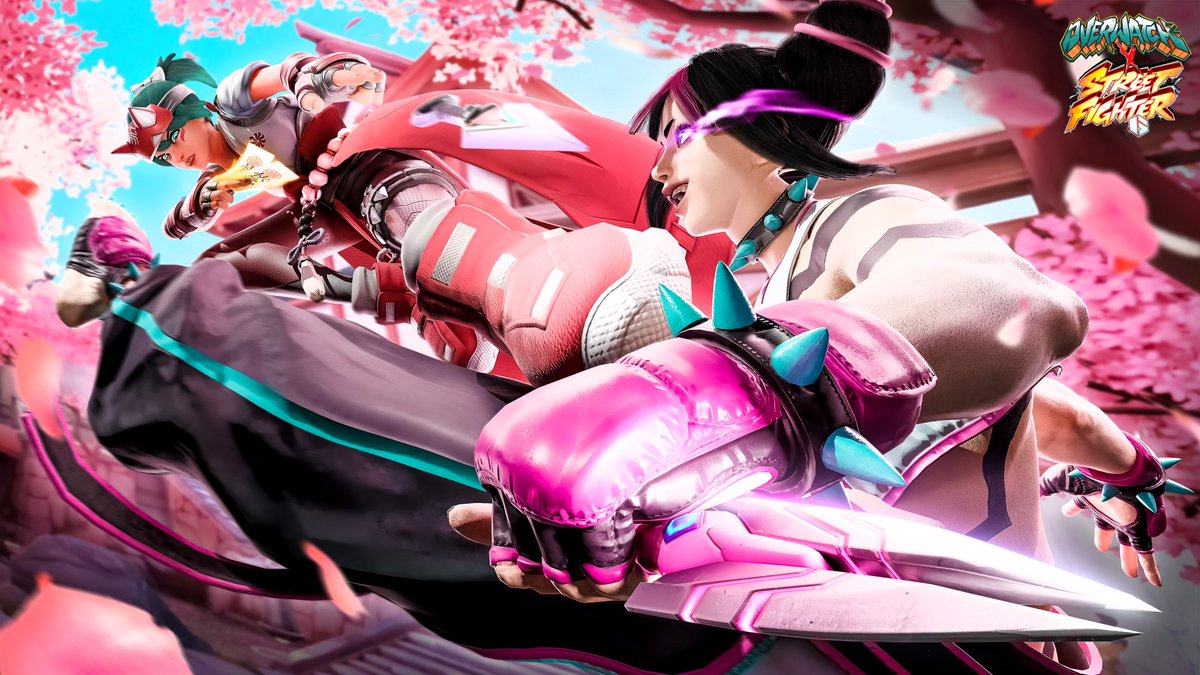 Ragunyu (COMMS OPEN) (@ragunyu) on Twitter photo Let's play!! #Kiriko vs #JuriHan 
#Overwatch x #StreetFighter  🦊 Let's play!! #Kiriko vs #JuriHan 
#Overwatch x #StreetFighter  🦊