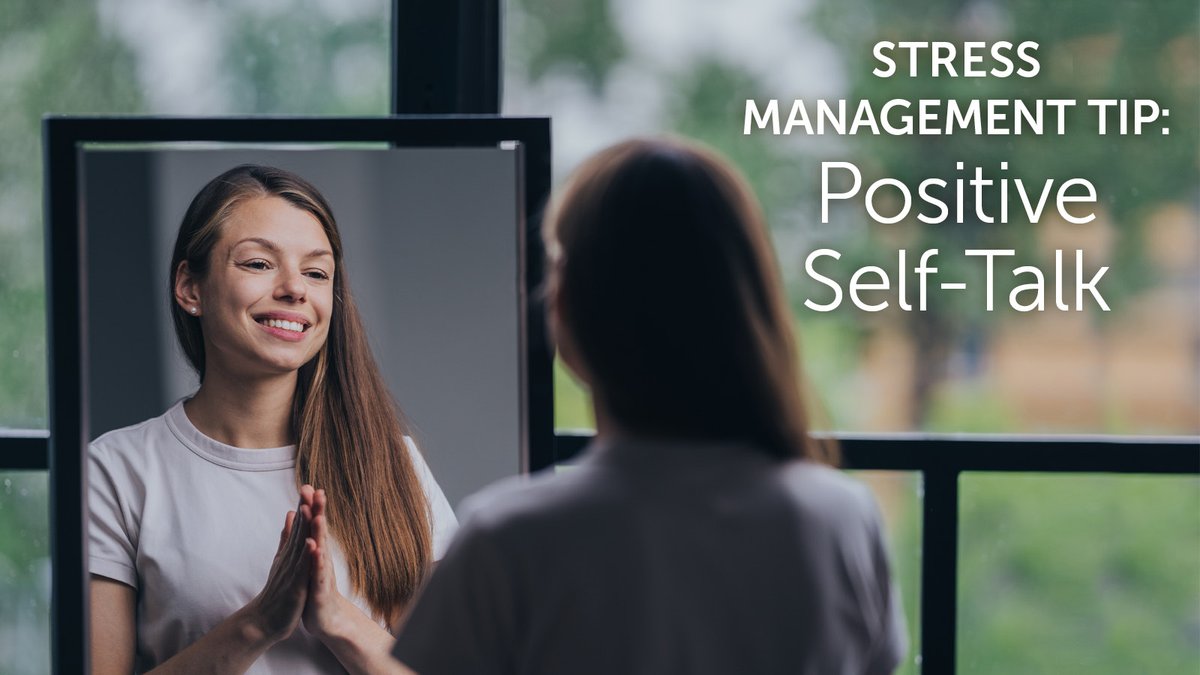 Picture using kind and encouraging words to build confidence and motivation, helping your inner voice become more optimistic and supportive and less stressed. #k12 #stress #positiveselftalk