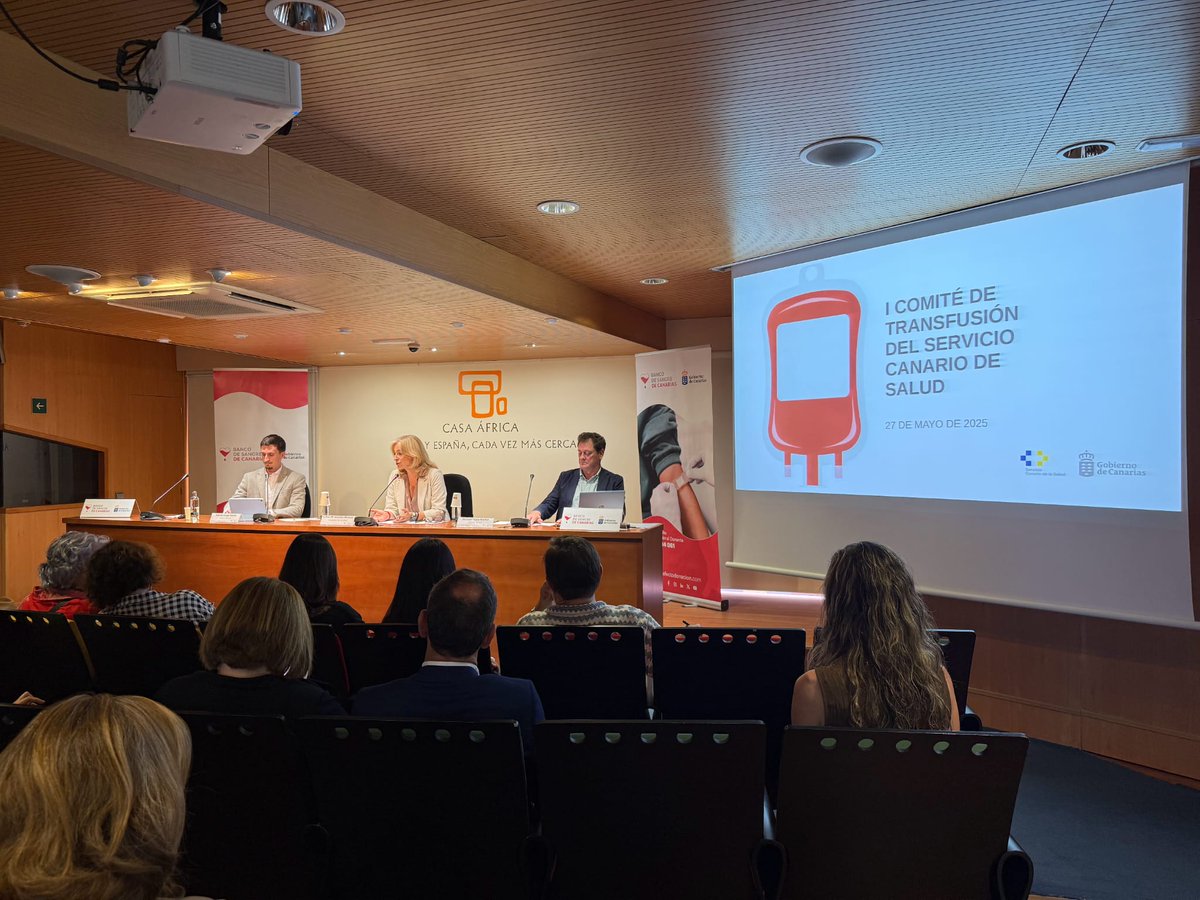 donarsangreCanarias (@ichhcanarias) on Twitter photo 🔴 La consejera de Sanidad, Esther Monzón, presidió la constitución de la Comisión de Transfusión del SCS en Casa África. <a href="/SanidadGobCan/">Sanidad Gobcan</a>
🩸 Un paso clave para mejorar la gestión y seguridad en el uso de la sangre en Canarias.
#HemodonaciónCanarias #SCS 🔴 La consejera de Sanidad, Esther Monzón, presidió la constitución de la Comisión de Transfusión del SCS en Casa África. <a href="/SanidadGobCan/">Sanidad Gobcan</a>
🩸 Un paso clave para mejorar la gestión y seguridad en el uso de la sangre en Canarias.
#HemodonaciónCanarias #SCS
