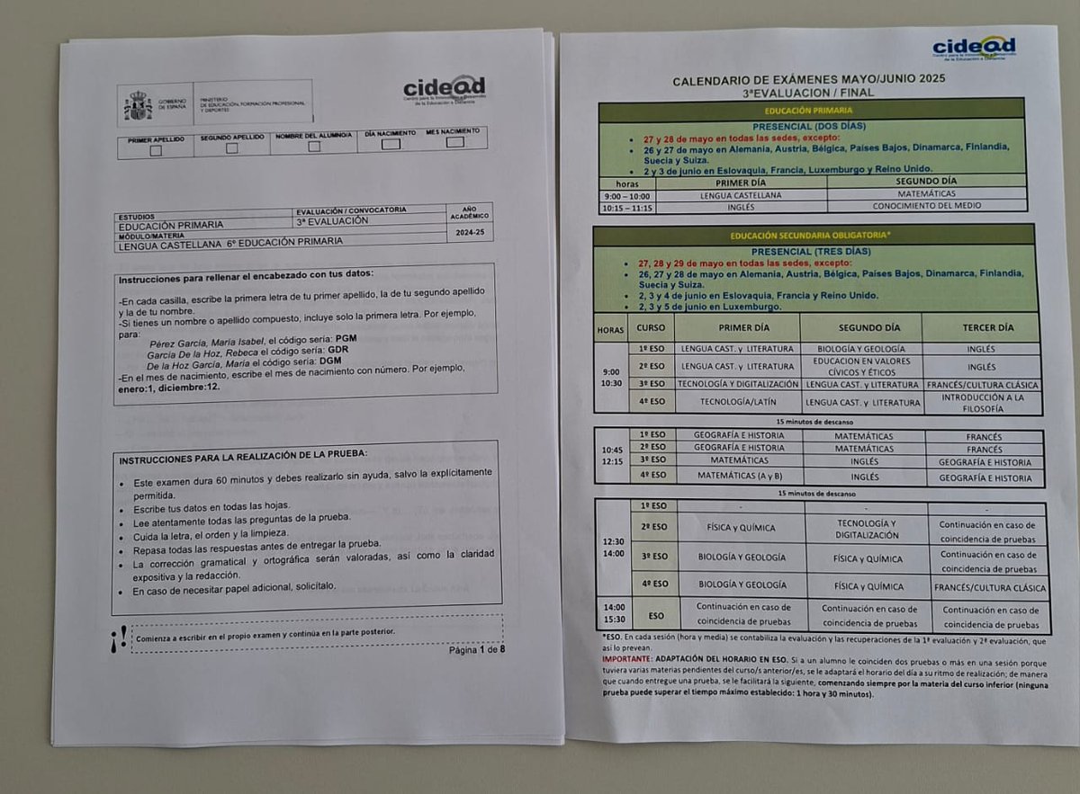 Hoy es día de exámenes del Centro para la Innovación y Desarrollo de la Educación a Distancia (<a href="/CIDEAD/">CIDEAD</a>) de #España. Alumnos de Primaria, Secundaria y Bachillerato se examinan de estudios reglados españoles durante tres días en el <a href="/cmc_sp/">Miguel de Cervantes</a> de #SãoPaulo, #Brasil.