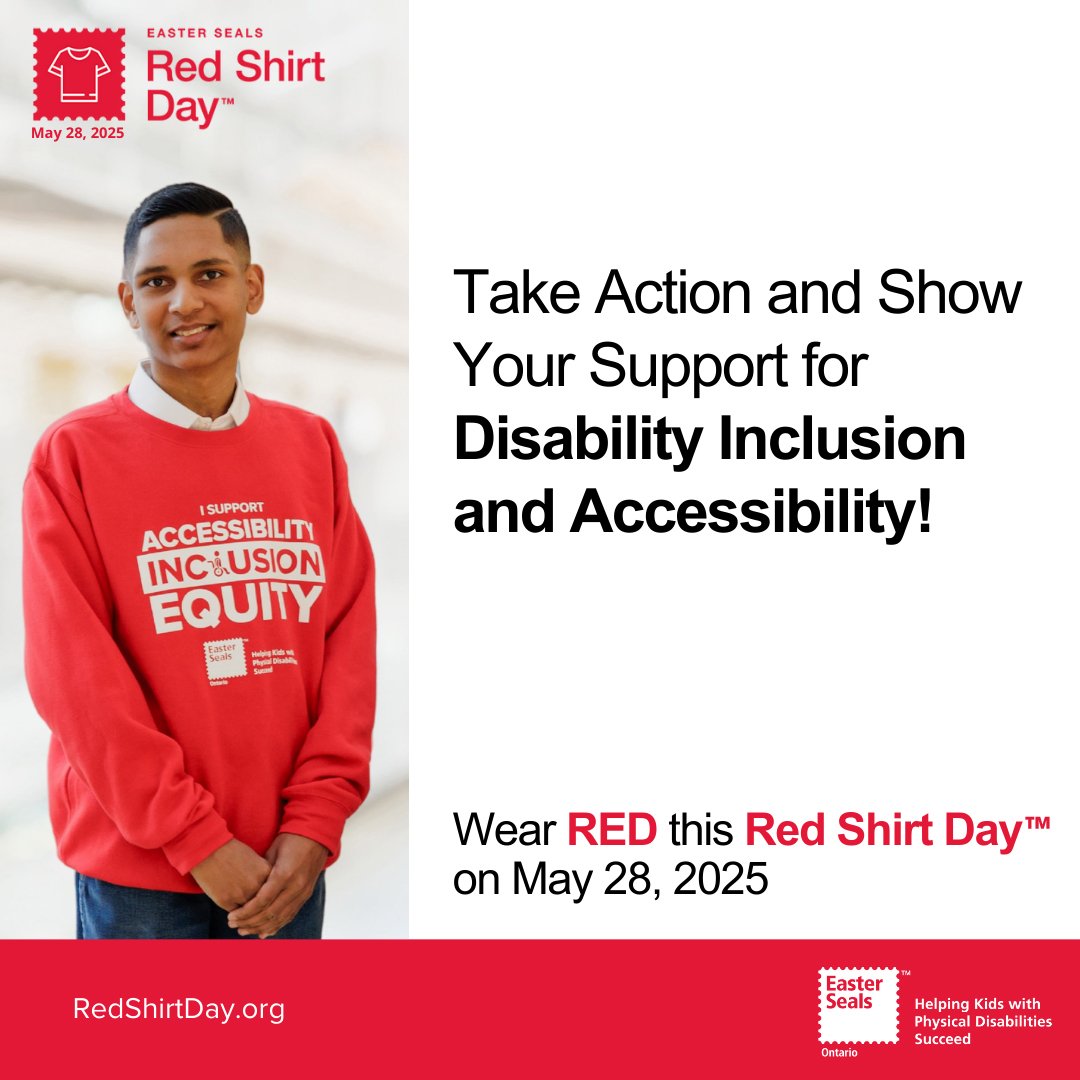 We're wearing red today to show our support! To learn more about Red Shirt Day, visit: redshirtday.org/about-us/
❤️
#ElsForAutism #elsforautismcanada <a href="/EasterSeals/">Easter Seals Canada</a>