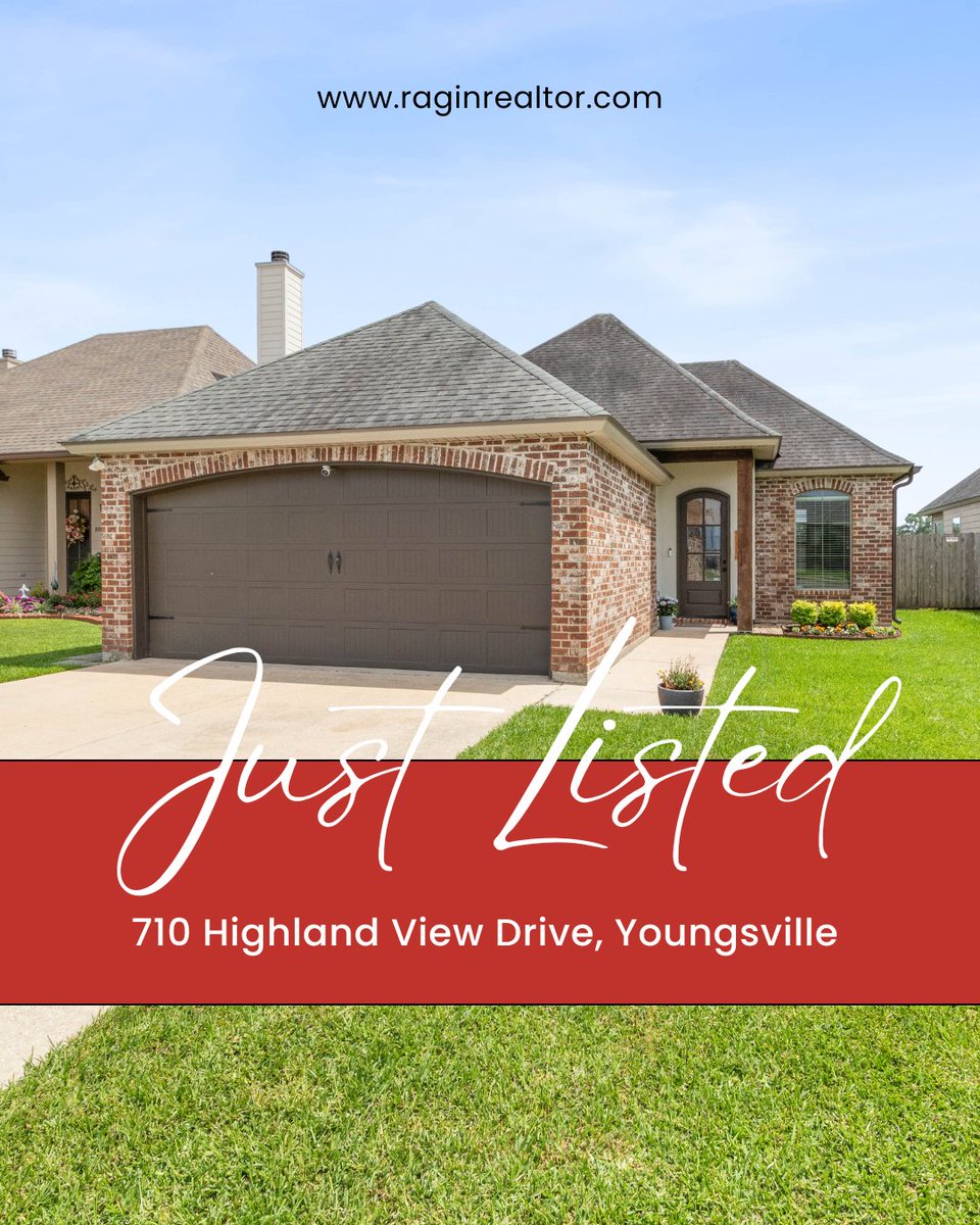 RaginRealtor's tweet photo. Just Listed 🏡 710 Highland View Dr | Youngsville
3 bed, 2 bath French-style home w/ granite kitchen, crown molding, &amp; a cozy fire pit retreat 🌟
RD eligible ✅
Tour now: https://t.co/Ac1IgnnFRX
#JustListed #YoungsvilleRealEstate #RDEligible #LouisianaHomes https://t.co/eUGDlGEgBq