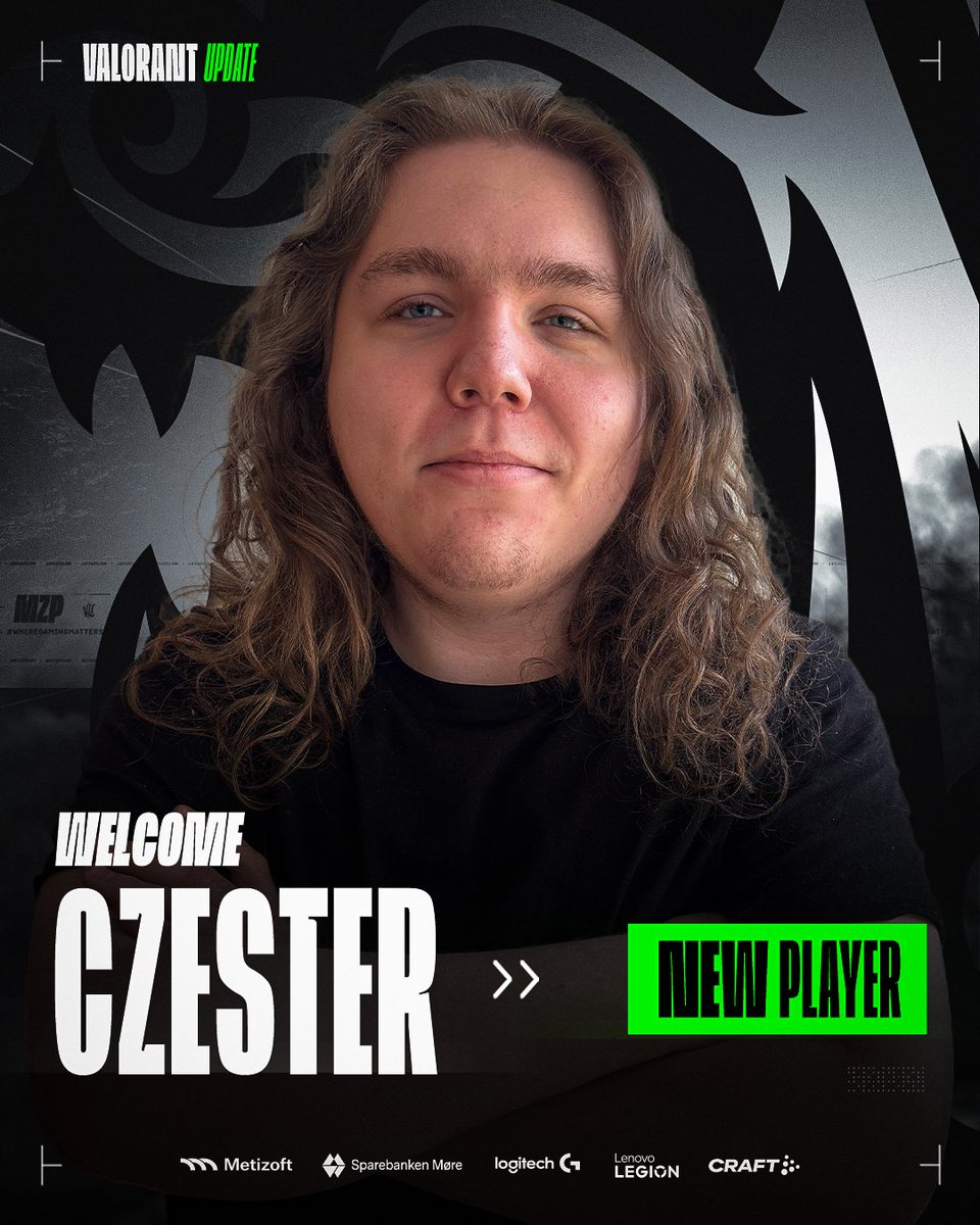 Welcome to the newest addition in our VALORANT squad - <a href="/CzesterVal/">Czester</a>! 💚