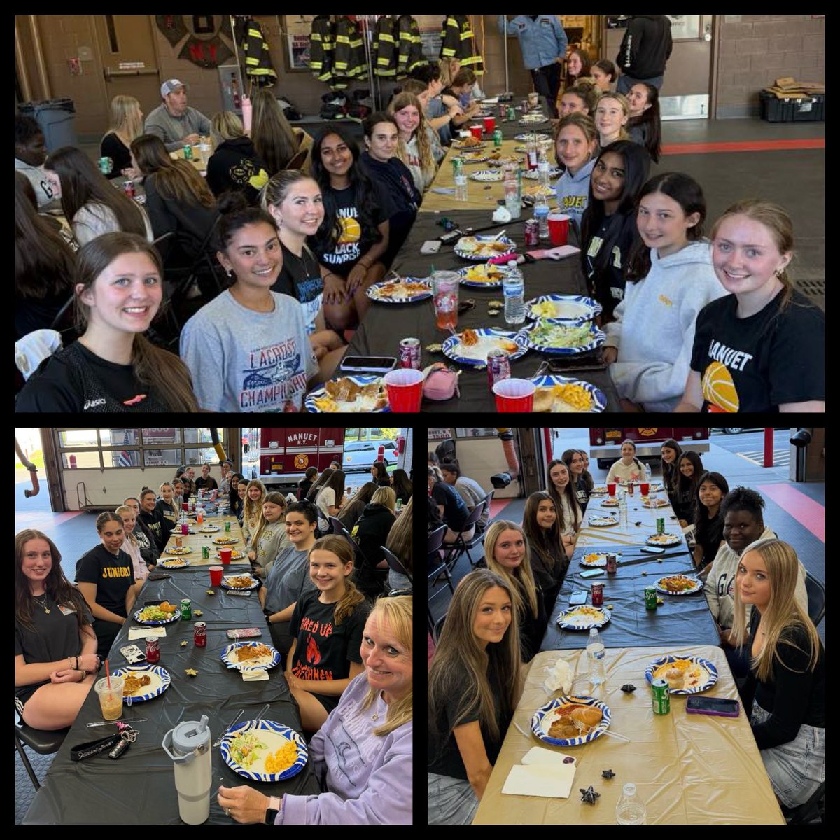 The Golden Knights girls lacrosse teams had an end-of-season dinner at the Nanuet Firehouse.  It was a fun get together and celebration of their season!
🖤💛🥍🥍🥍🥍🖤💛
#WeAreGoldenKnights #NanuetGoldenKnightPride