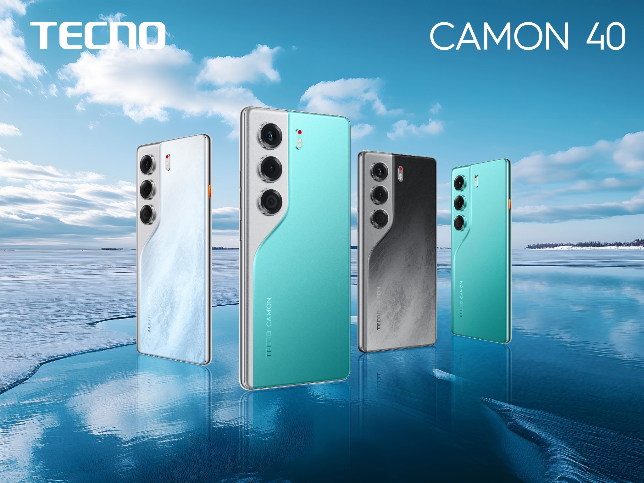 TECNO Mobile Uganda on X: "Meet the stunning shades of the CAMON 40 Series!  ✨ Galaxy Black – Bold and timeless 💚 Emerald Glow Green – Fresh and fierce  🤍 Glacier White –