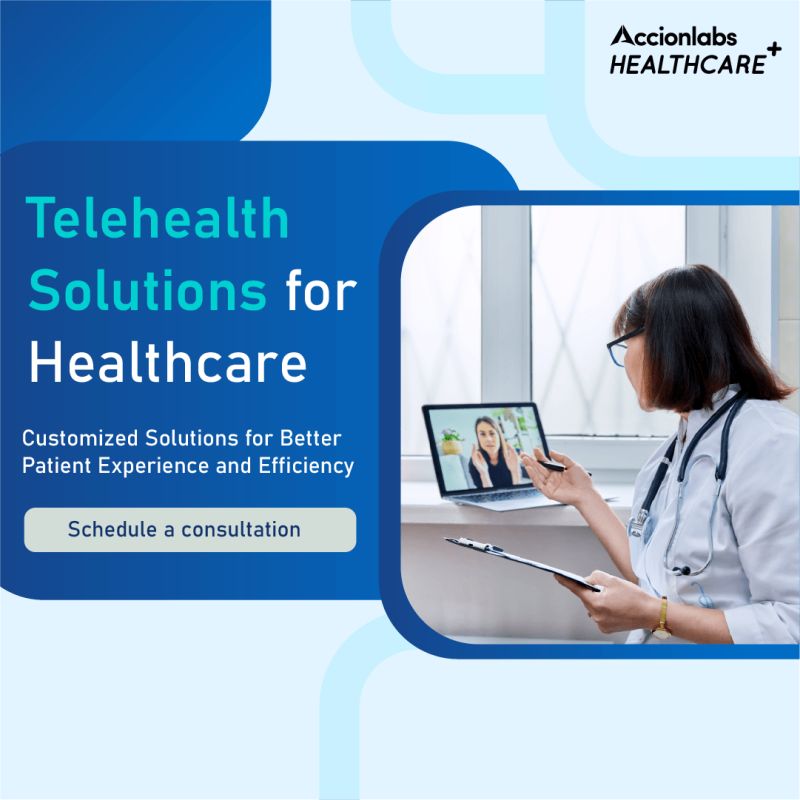Empower your health-tech strategy with Accion Labs' Telehealth solutions. Deliver affordable, high-quality care at scale with customizable tools that enhance patient experience and speed up time to market. Let’s innovate healthcare: hubs.la/Q03pdMMf0
#Telehealth #HealthTech