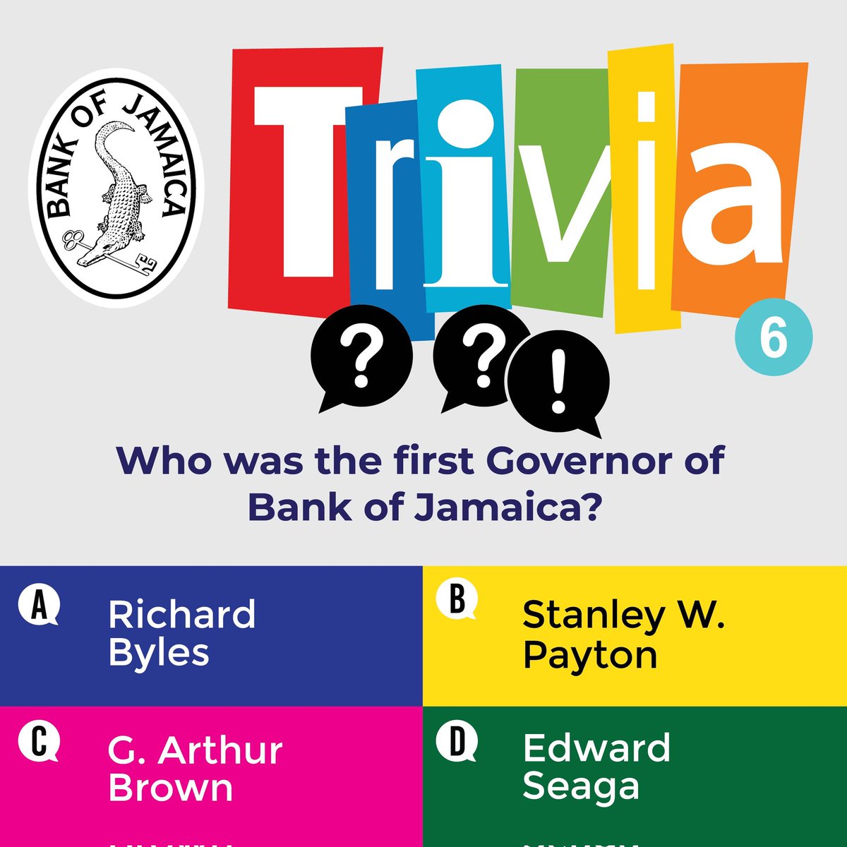 BOJ's Trivia Tuesday!!! Do you know the answer to this question? 

Let us know in the comments.

The correct answer will be posted later today. #BOJTriviaTuesday