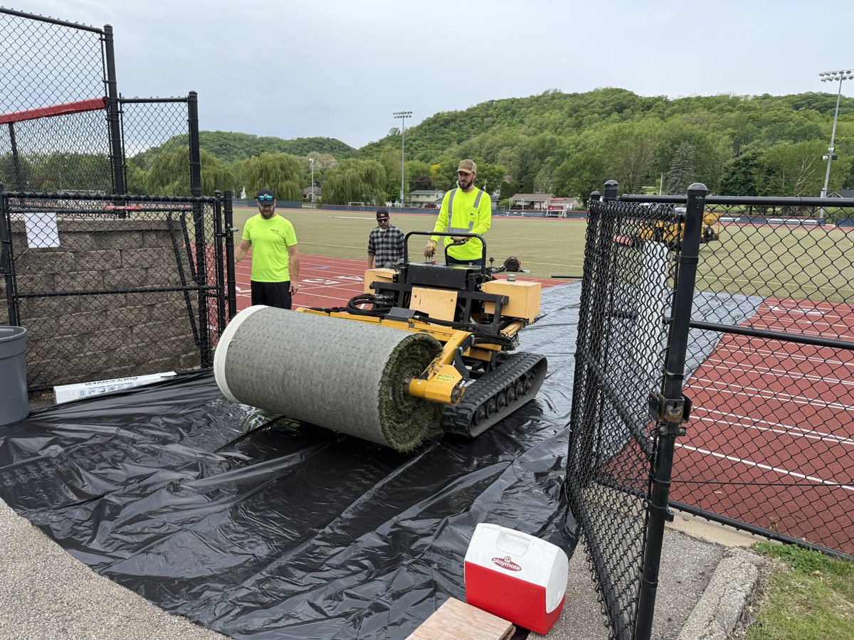 Exciting times for <a href="/SMUMNAthletics/">SMUMN Athletics</a> as <a href="/SMUMNFastpitch/">SMUMN Fastpitch</a> leaves for D-III College World Series and new work begins on replacing our turf at Ochrymowycz Field <a href="/WSoccerSMUMN/">SMUMN Women's Soccer</a> and <a href="/SMUMNMensSoccer/">Saint Mary’s MN Men’s Soccer</a> the progress continues!!! #GreatDayToBeACardinal