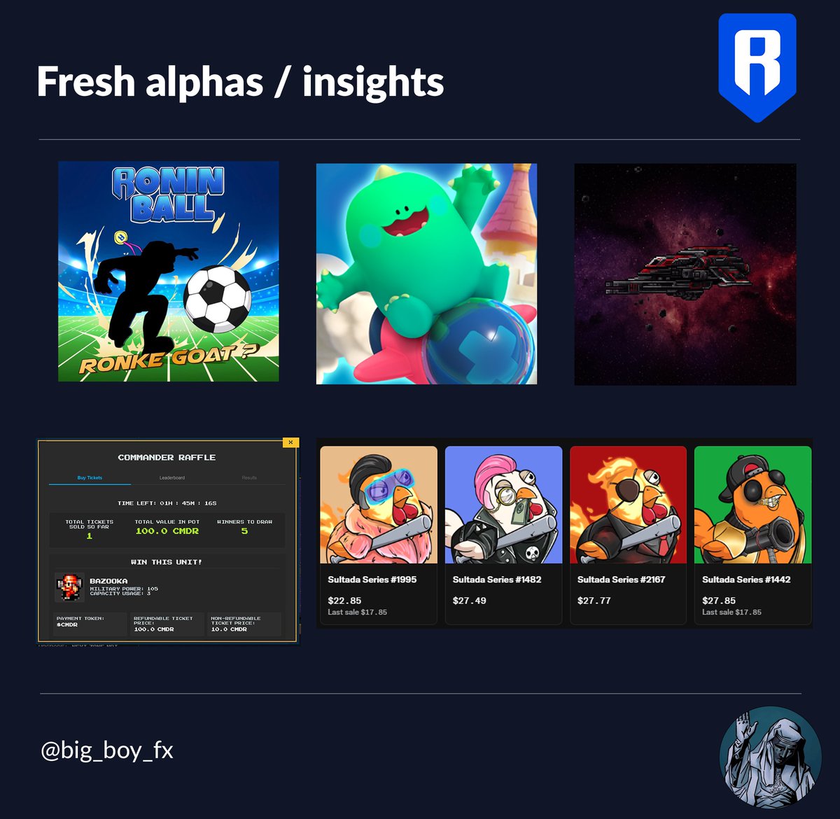 Big Boy (@big_boy_fx) on Twitter photo We're seeing how games are becoming more advanced—bringing DeFi and now even custom contracts for in-game tokens.
🧪 <a href="/CryptoMinesRON/">CyptoMines.Ron</a>: Whitepaper
They just released their whitepaper:
cryptomines-ron.gitbook.io/cryptomines.ro…
It looks quite promising, with a well-balanced risk-reward system and We're seeing how games are becoming more advanced—bringing DeFi and now even custom contracts for in-game tokens.
🧪 <a href="/CryptoMinesRON/">CyptoMines.Ron</a>: Whitepaper
They just released their whitepaper:
cryptomines-ron.gitbook.io/cryptomines.ro…
It looks quite promising, with a well-balanced risk-reward system and