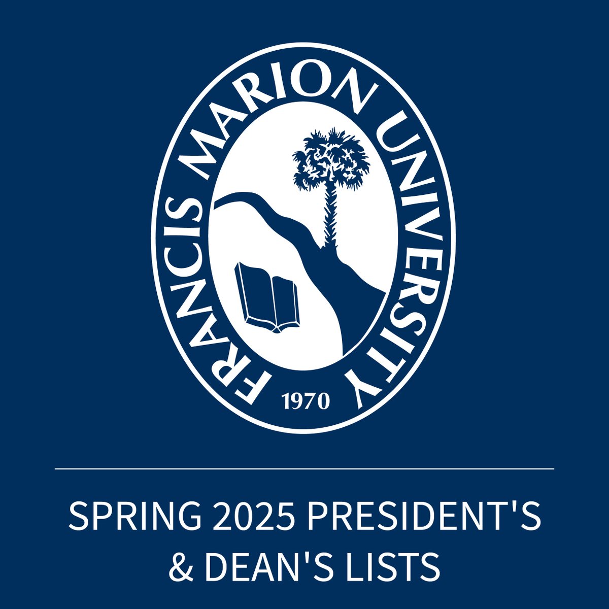 FMU named 419 full-time students and 45 part-time students to its President’s List for the Spring 2025 semester. In addition, 475 full-time students and 57 part-time students made the Dean’s List for the spring semester.

ow.ly/u8Pq50VZgrC