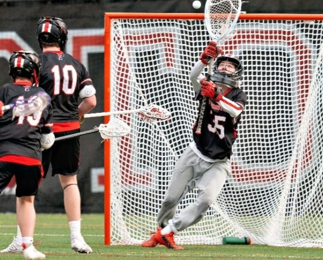 Pennington Boys' Lacrosse goalie B​en W. '27 was selected All-MAPL First Team while defender Frank M. '25 made the Honorable Mention Team.  Congrats to Ben and Frank, well done boys' lax!