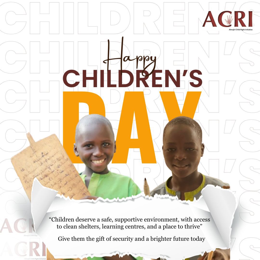 Almajiri Child Rights Initiative (ACRI) tweet media