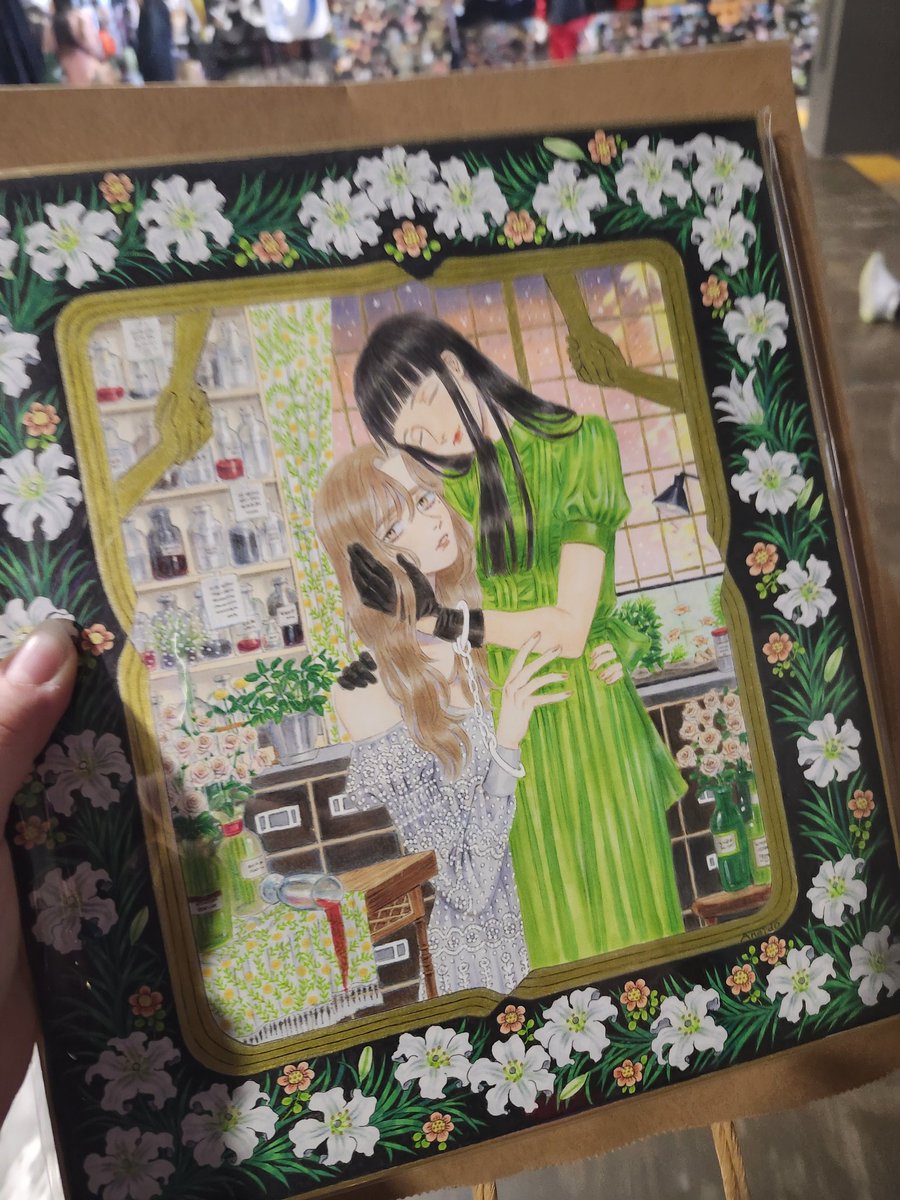 Im so happy I got the first piece, A.
I can't wait to find a ornate frame for it 😍