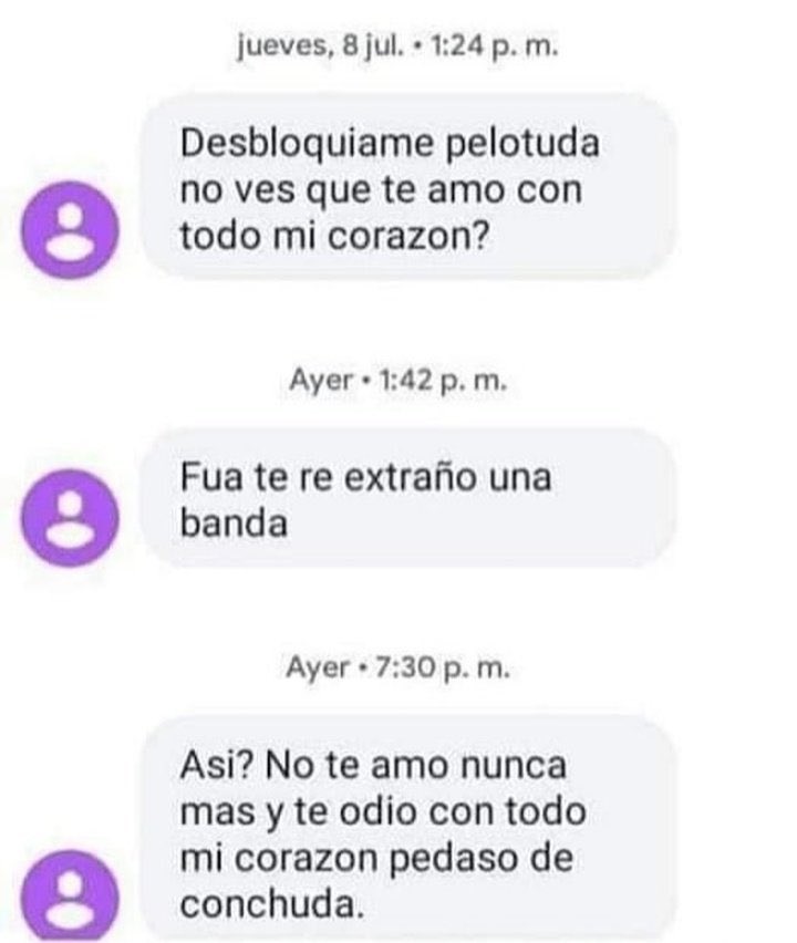 fua te re extraño una banda