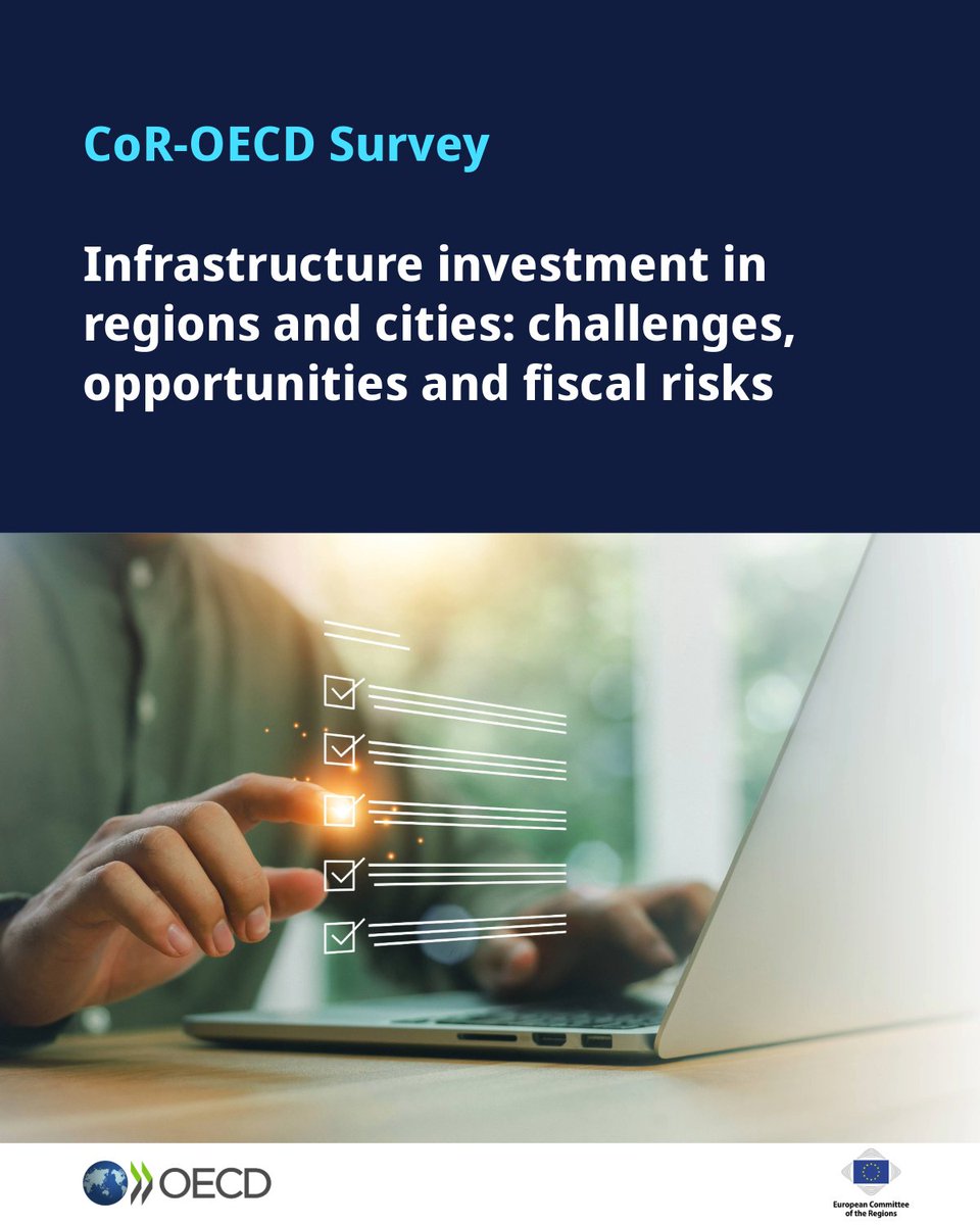 📢 EU regional &amp; local authorities: Have your say!

Take part in the <a href="/OECD/">OECD ➡️ Better Policies for Better Lives</a>- <a href="/EU_CoR/">European Committee of the Regions</a> survey on public investment &amp; fiscal risks - your insights will help shape stronger, more effective regional policies.

Take the survey (available in all EU languages)🔗ec.europa.eu/eusurvey/runne…
