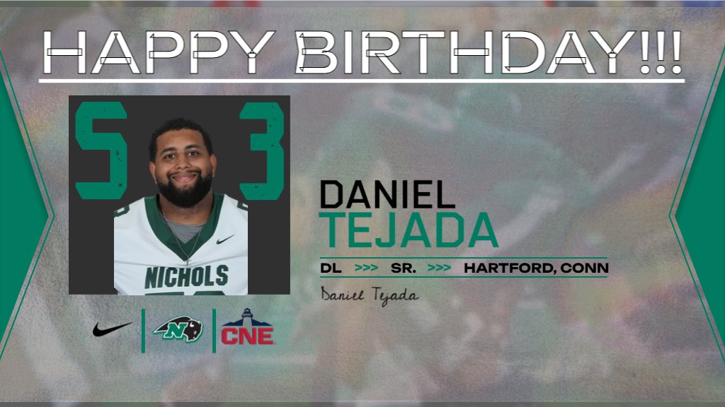 Wishing Daniel Tejada a Happy Birthday! 🎂

#FULLTHROTTLE🦬🏈